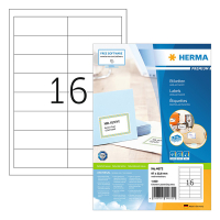 Herma Premium 4672 permanent hechtende etiketten A4 97 x 33,8 mm wit (1.600 etiketten) 4672 230561