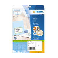 Herma Premium 5065 permanent hechtend etiketten A4 210 x 297 mm wit (25 etiketten) 238355