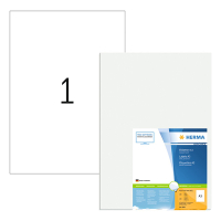 Herma Premium 8692 permanent hechtende etiketten A3 297 x 420 mm wit (100 etiketten) 8692 230507