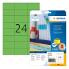 Herma Special4469 verwijderbare etiketten A4 70 x 37 mm groen (480 etiketten)