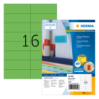 Herma Special 4259 permanent hechtende etiketten A4 105 x 37 mm groen (1.600 etiketten) 4259 230462