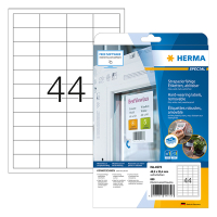 Herma Special 4572 verwijderbare weervaste folie-etiketten A4 48,3 x 25,4 mm wit (880 etiketten) 4572 230511