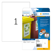 Herma Special 4866 permanent hechtende weerbestendige inkjet-etiketten A4 210 x 297 mm wit (10 etiketten) 4866 230521