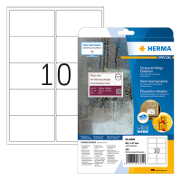 Herma Special 8330 extreem sterk hechtende weervaste folie-etiketten wit A4 99,1 x 57 mm (250 etiketten) 8330 230529