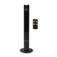 HomeVero HV-DTF45WB torenventilator zwart 828220