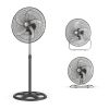 HomeVero HV-SF3145 ventilator 3-in-1 zwart 828218 - 1