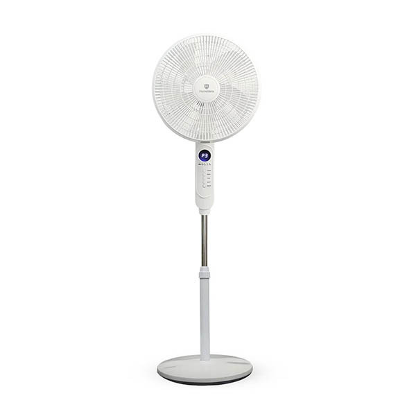 HomeVero HV-SF45RC ventilator staand wit met afstandsbediening en timer 828219 - 1