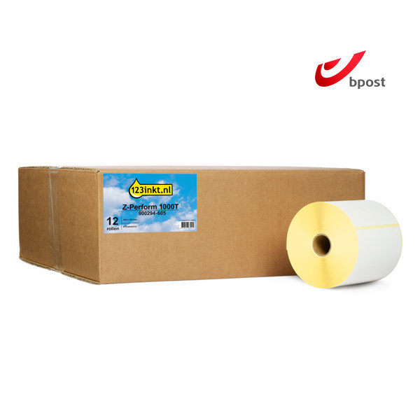 Honeywell Bpost verzendlabels (800294-605) 102 x 152 mm (12 rollen) 123inkt huismerk 653379 - 1