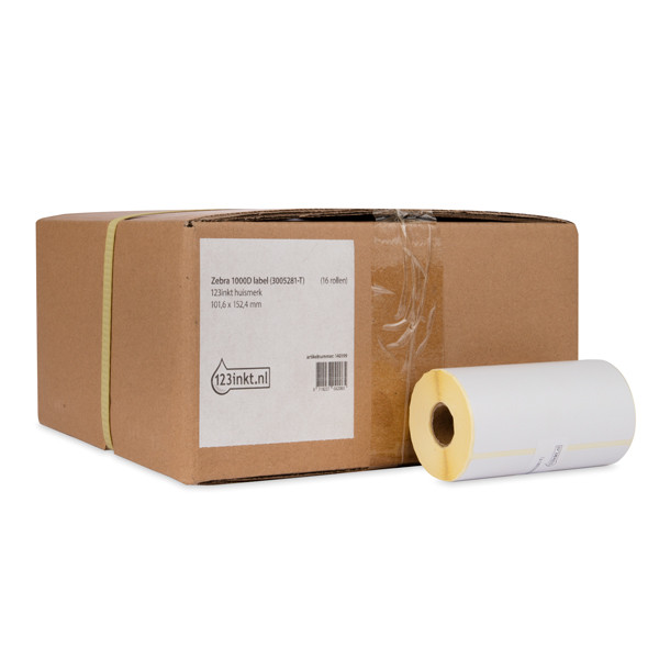 Honeywell label (3005281-T) 101,6 x 152,4 mm (16 rollen) 123inkt huismerk 3005281-TC 126021 - 1