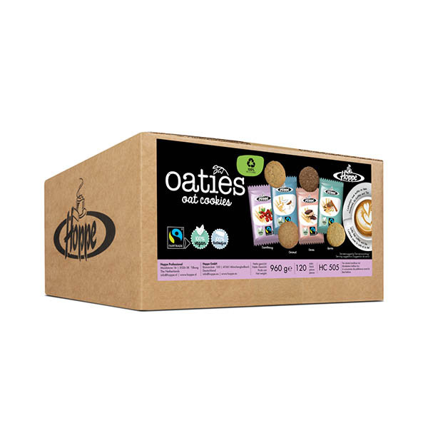 Hoppe Oaties Fairtrade koekjesmix (120 stuks) HC505 423661 - 1
