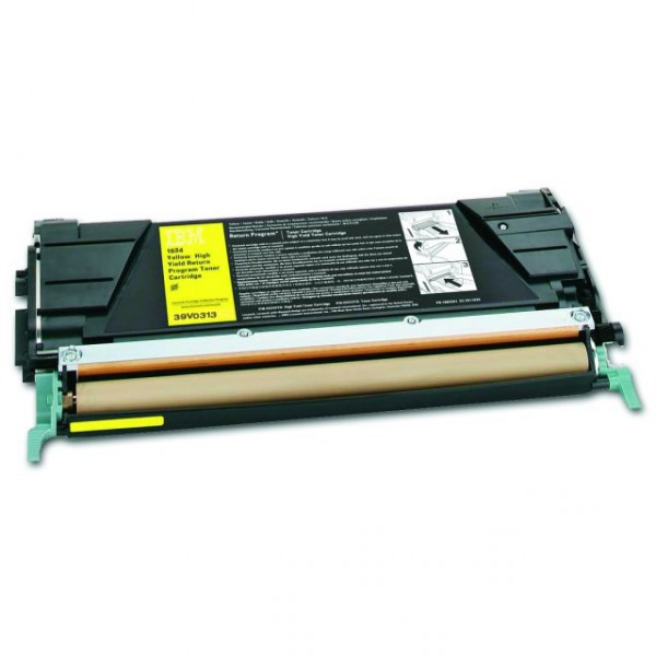 IBM 39V0313 toner geel hoge capaciteit (origineel) 39V0313 081256 - 1