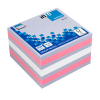 Info Notes zelfklevende notes kubus lila/roze mix 75 x 75 mm (450 vel)