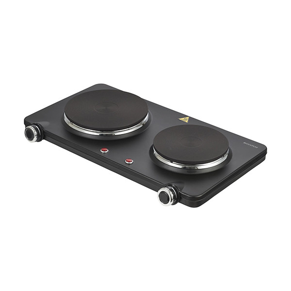 Inventum KP602B elektrische kookplaat zwart 2 pits 828747 - 1