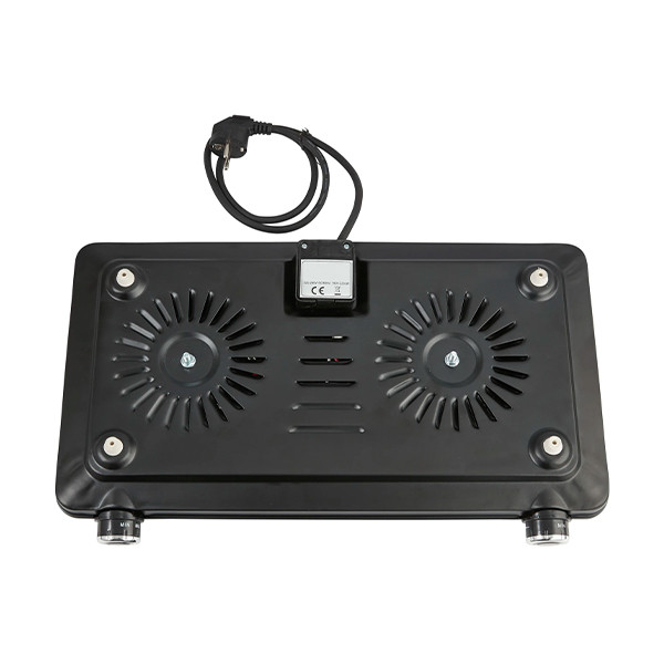 Inventum KP602B elektrische kookplaat zwart 2 pits 828747 - 5