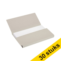 Aanbieding: 3x Jalema Secolor Tree Free pocketmappen grijs A4 (10 stuks)