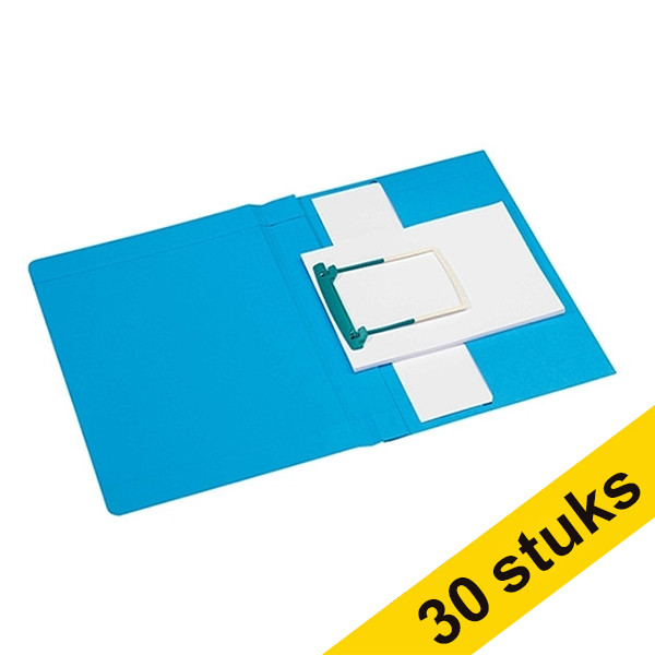 Aanbieding: 3x Jalema Secolor clipexmap plus A4 blauw (10 stuks) 234817 - 1