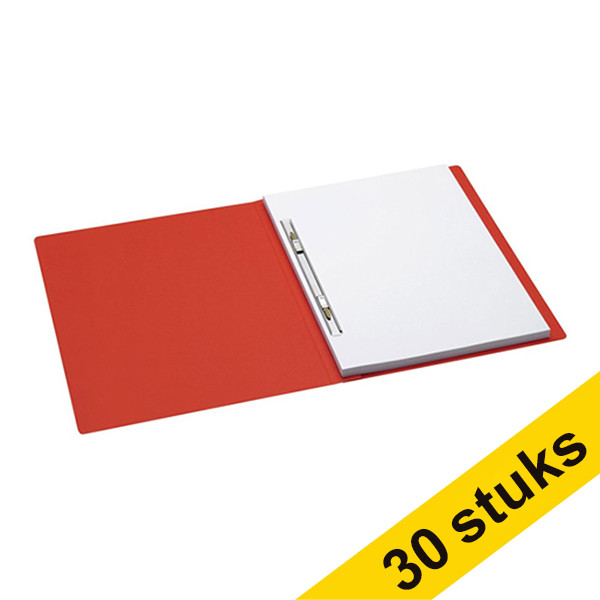 Aanbieding: 3x Jalema Secolor map met schuifdeklijst rood A4 (10 stuks) 234833 - 1