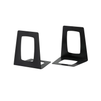 Jalema Re-Solution kunststof boekensteunen zwart 17,8 x 15,6 x 13,8 cm (2 stuks) 2648955990 234656