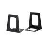 Jalema Re-Solution kunststof boekensteunen zwart 17,8 x 15,6 x 13,8 cm (2 stuks) 2648955990 234656 - 1