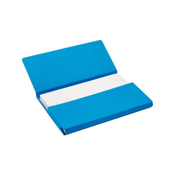 Jalema Secolor Pocket-file kartonnen dossiermappen blauw folio (10 stuks) 3123802 234686 - 1