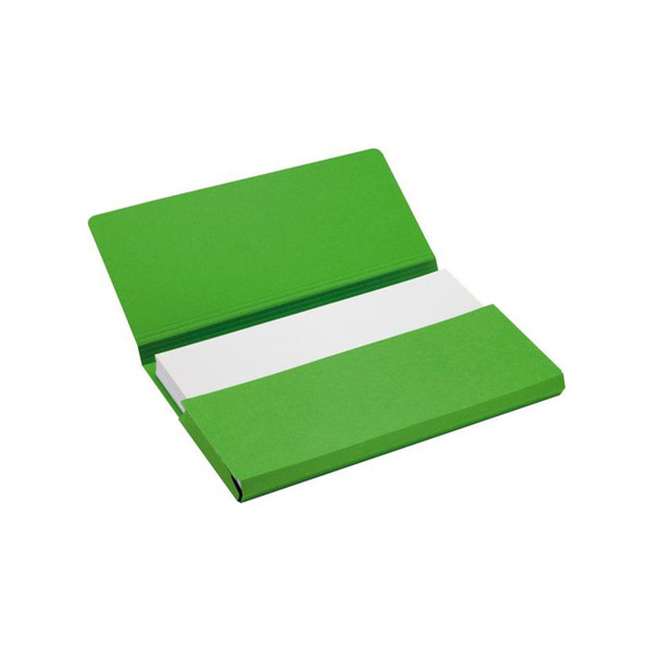 Jalema Secolor Pocket-file kartonnen dossiermappen groen folio (10 stuks) 3123808 234690 - 1
