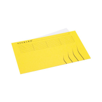 Jalema Secolor inlegmap met lijnbedrukking geel folio landscape (25 stuks) 3163506 234730