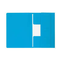 Jalema Secolor kartonnen 3-klepsmap blauw folio XL (10 stuks) 3183802 234710
