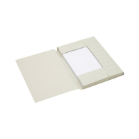 Jalema Secolor kartonnen 3-klepsmap grijs A4 (25 stuks) 3182107 234701
