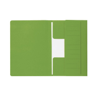 Jalema Secolor kartonnen 3-klepsmap groen folio XL (10 stuks) 3183808 234714