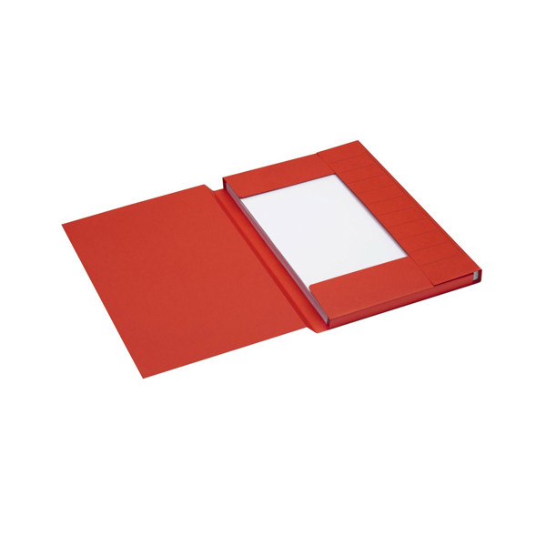 Jalema Secolor kartonnen 3-klepsmap rood folio (25 stuks) 3182515 234709 - 1