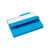 Jalema Secolor souffletmap met tabrand blauw A4 landscape (10 stuks) 3133302 234741