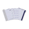 Kalpa A5 clipbook organizer met weekagenda met uurindeling hazelnootbruin (1 week per 2 pagina's) 2-talig 262571 - 9