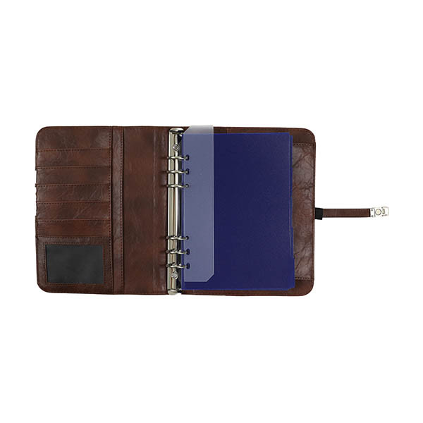 Kalpa A5 organizer met weekagenda met uurindeling hazelnootbruin (1 week per 2 pagina's) 2-talig 406191 - 5