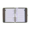 Kalpa A5 organizer met weekagenda met uurindeling nerf grijs (1 week per 2 pagina's) 2-talig 406160 - 5