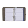 Kalpa A5 organizer met weekagenda met uurindeling nerf grijs (1 week per 2 pagina's) 4-talig 406160 - 6