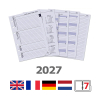 Kalpa A5 organizer met weekagenda met uurindeling nerf grijs (1 week per 2 pagina's) 4-talig 406160 - 7