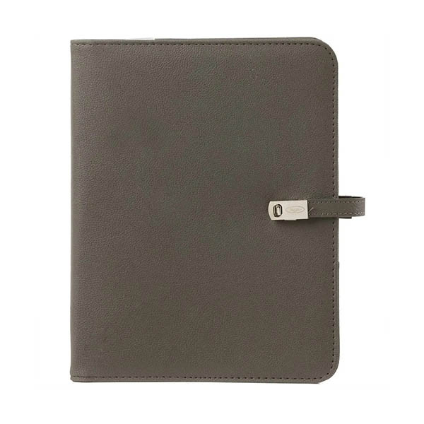 Kalpa A5 organizer met weekagenda met uurindeling nerf grijs (1 week per 2 pagina's) 4-talig 406160 - 1