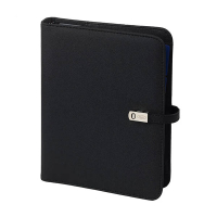 Kalpa A5 organizer met weekagenda met uurindeling nerf zwart (1 week per 2 pagina's) 2-talig 406190