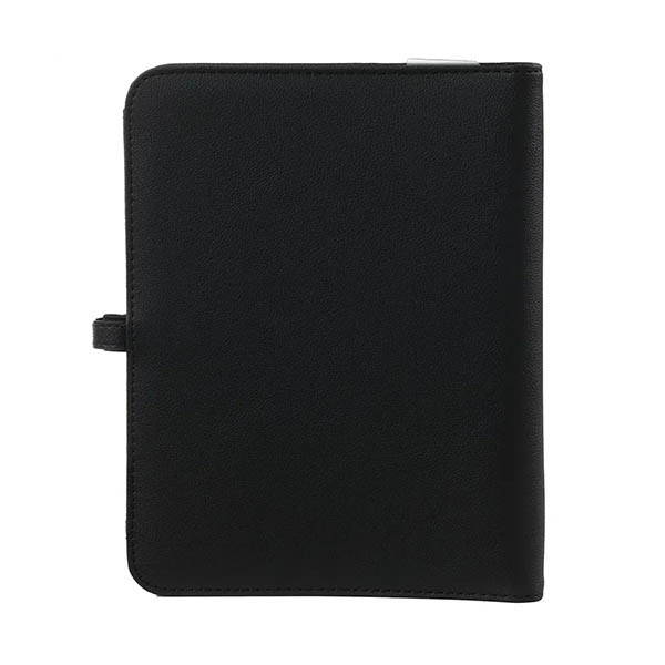 Kalpa A5 organizer met weekagenda met uurindeling nerf zwart (1 week per 2 pagina's) 4-talig 406190 - 2