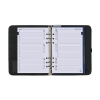 Kalpa A5 organizer met weekagenda met uurindeling nerf zwart (1 week per 2 pagina's) 4-talig 406190 - 6