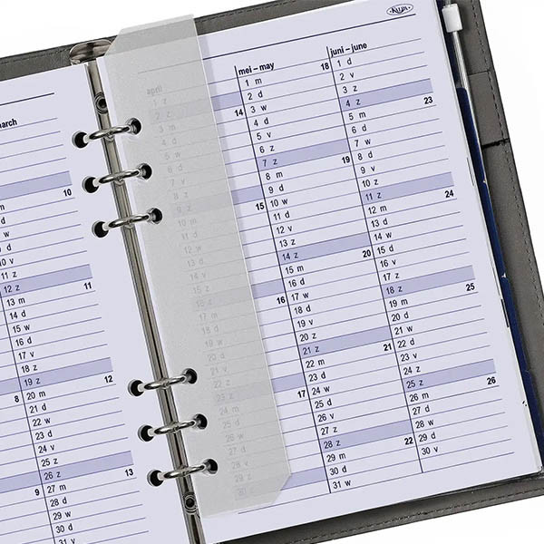 Kalpa A5 weekagenda met uurindeling 2026 jaardoos navulling (1 week per 2 pagina) 2-talig 262560 - 4