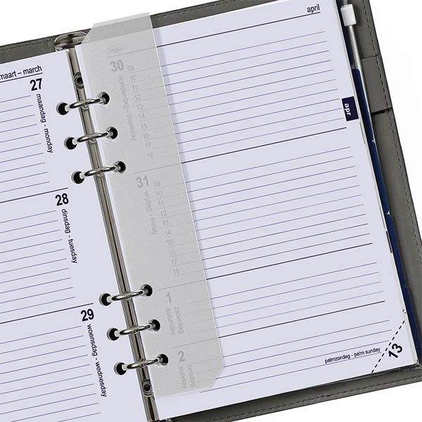 Kalpa A5 weekagenda met uurindeling 2027 jaardoos navulling (1 week per 2 pagina) 2-talig 263560 - 3