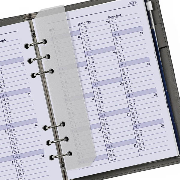 Kalpa A5 weekagenda met uurindeling 2027 jaardoos navulling (1 week per 2 pagina) 2-talig 263560 - 5