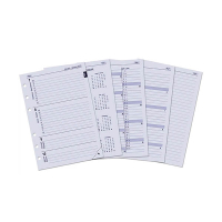 Kalpa A5 weekagenda met uurindeling 2027 navulling (1 week per 2 pagina) 2-talig 263559