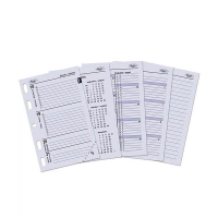 Kalpa Mini weekagenda met uurindeling 2026 navulling (1 week per 2 pagina) 2-talig 262569