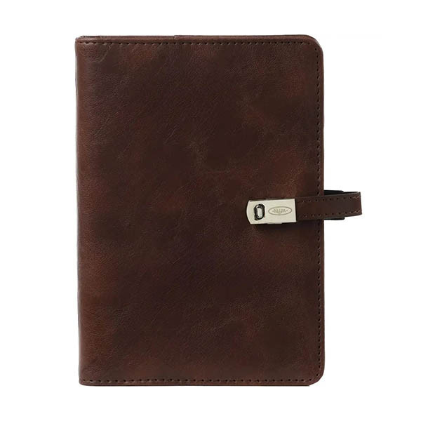 Kalpa Personal organizer met weekagenda kastanjebruin (1 week per 2 pagina's) 4-talig 406165 - 1