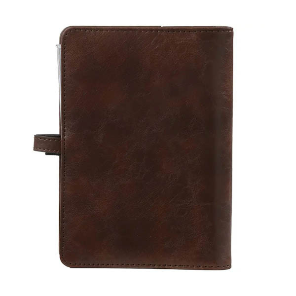 Kalpa Personal organizer met weekagenda kastanjebruin (1 week per 2 pagina's) 4-talig 406165 - 2
