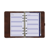 Kalpa Personal organizer met weekagenda kastanjebruin (1 week per 2 pagina's) 4-talig 406165 - 5