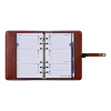 Kalpa Personal organizer met weekagenda met uurindeling hazelnootbruin (1 week per 2 pagina's) 2-talig 406195 - 2