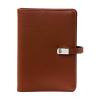 Kalpa Personal organizer met weekagenda met uurindeling hazelnootbruin (1 week per 2 pagina's) 2-talig 406195 - 2